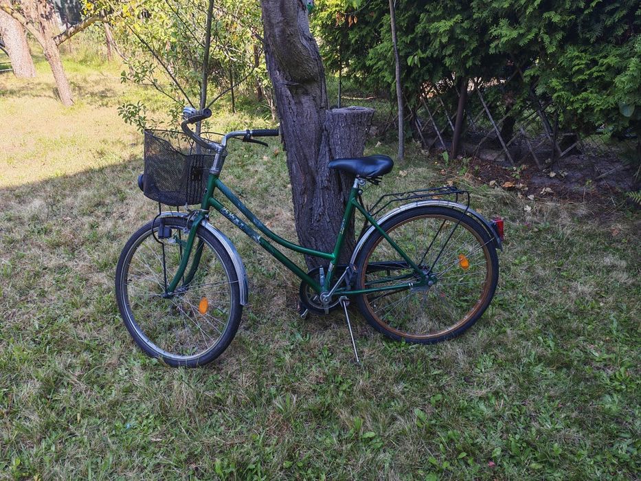 Rower miejski  Kross / damka koła 26" z koszykiem – klasyk na miasto i działkę