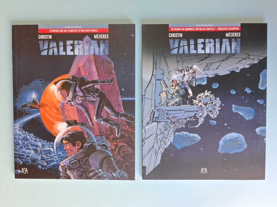 VALERIAN - Coleção da Meribérica mais álbuns duplos da Asa