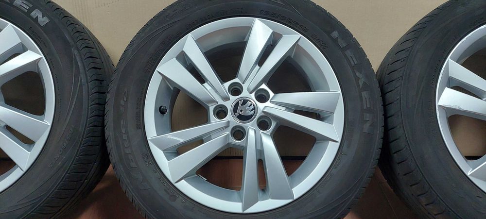 felgi aluminiowe 15 skoda fabia rapid scala 5x100 oponki