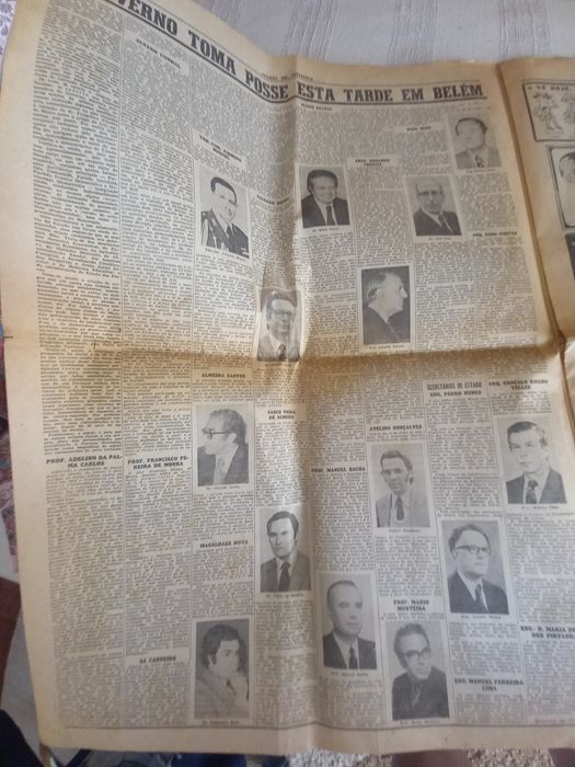 Diário de Notícias 16 Maio  1974 Spinola Presidente novo governo