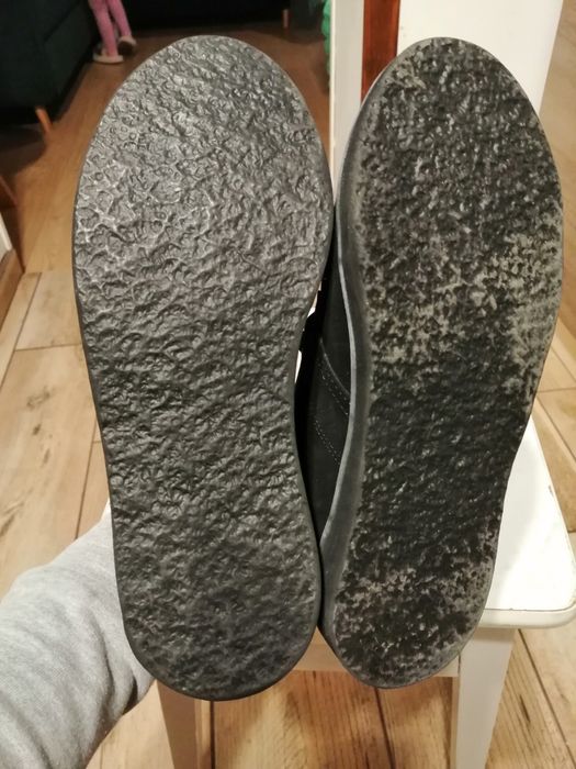 Czarne buty 38 zamsz