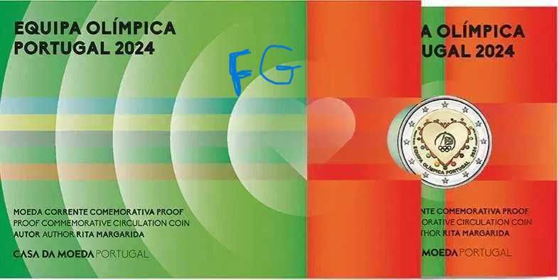 2€ Proof Equipa Olímpica 2024   Proof Jornada Mundial da Juventude