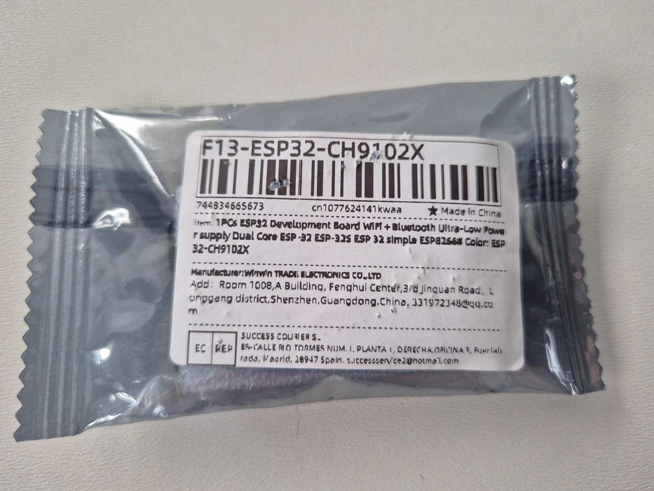 Plytka rozwojowa ESP32 WiFi Bluetooth, nowa zapakowana