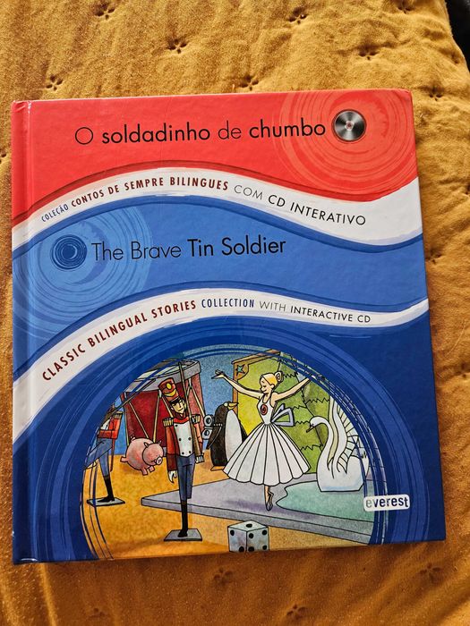 Livro (com CD interativo): O Soldadinho de Chumbo (bilingue inglês/português)