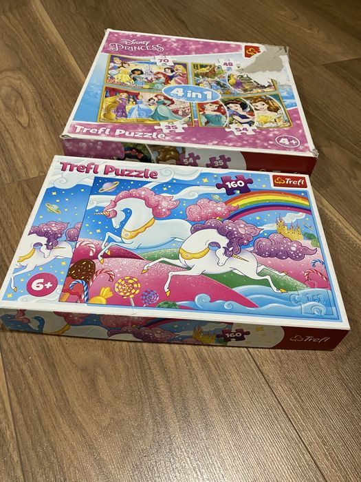 Puzzle disney 4w1 gratis jednorozec