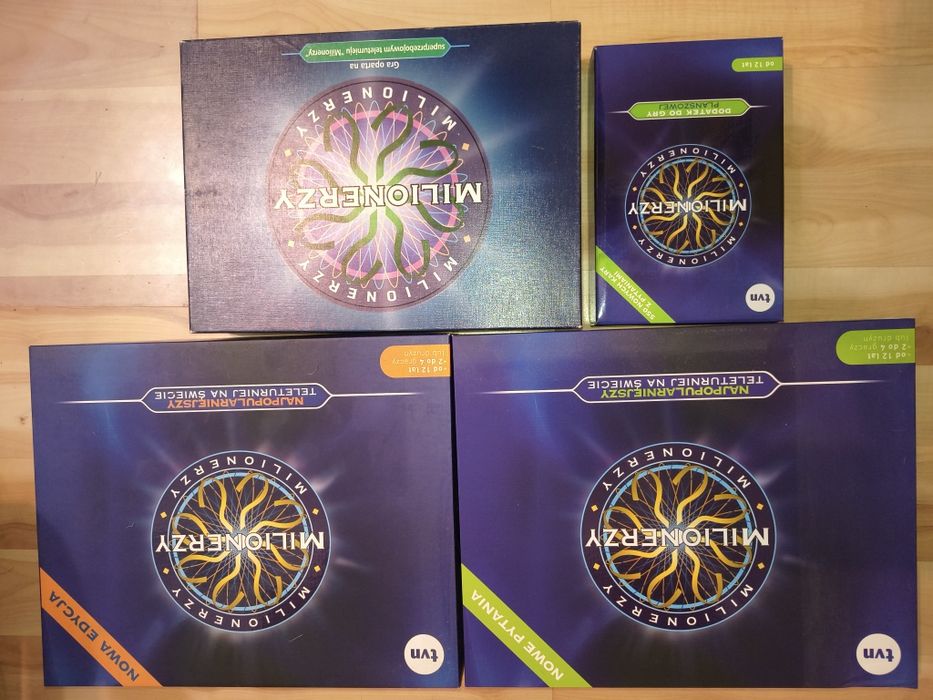 Milionerzy zestaw gier+dodatek