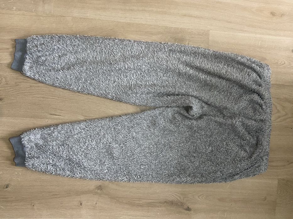 C&A Peanuts rozm L szare spodnie ciele dresowe piżama kudłate Vintage