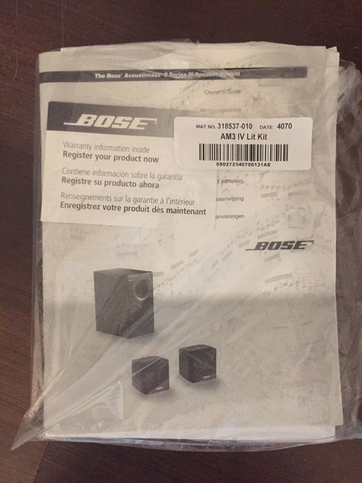 Głośniki Bose Acoustimass 3 series IV