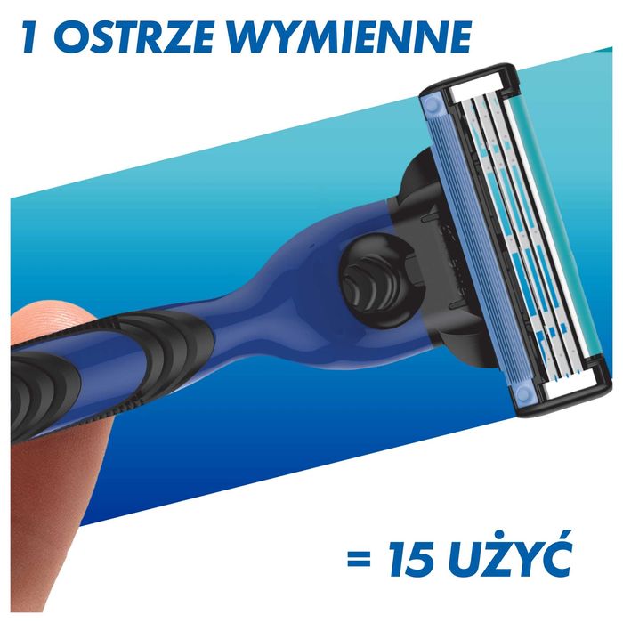 Maszynka na wkłady do golenia Gillette Mach 3 sport 1 + 6