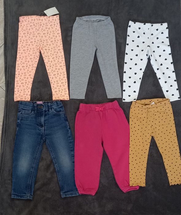 Лосини нові теплі штани джинси світшот 18-24 міс. 86 - 92р. 92р.