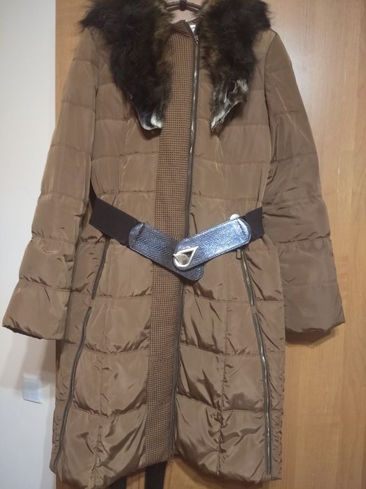 Куртка пальто пуховик жіночий