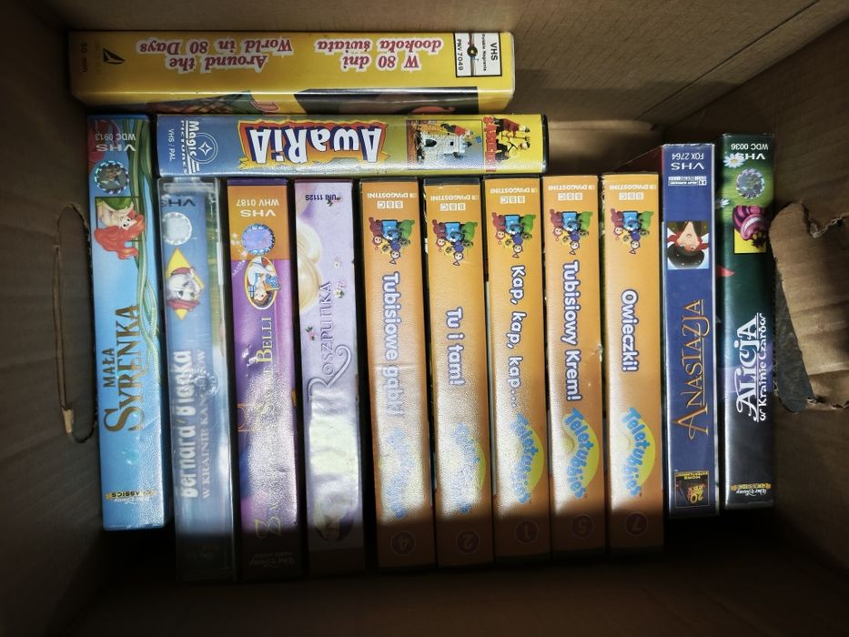 Kasety VHS pytaj o tytułu VHS