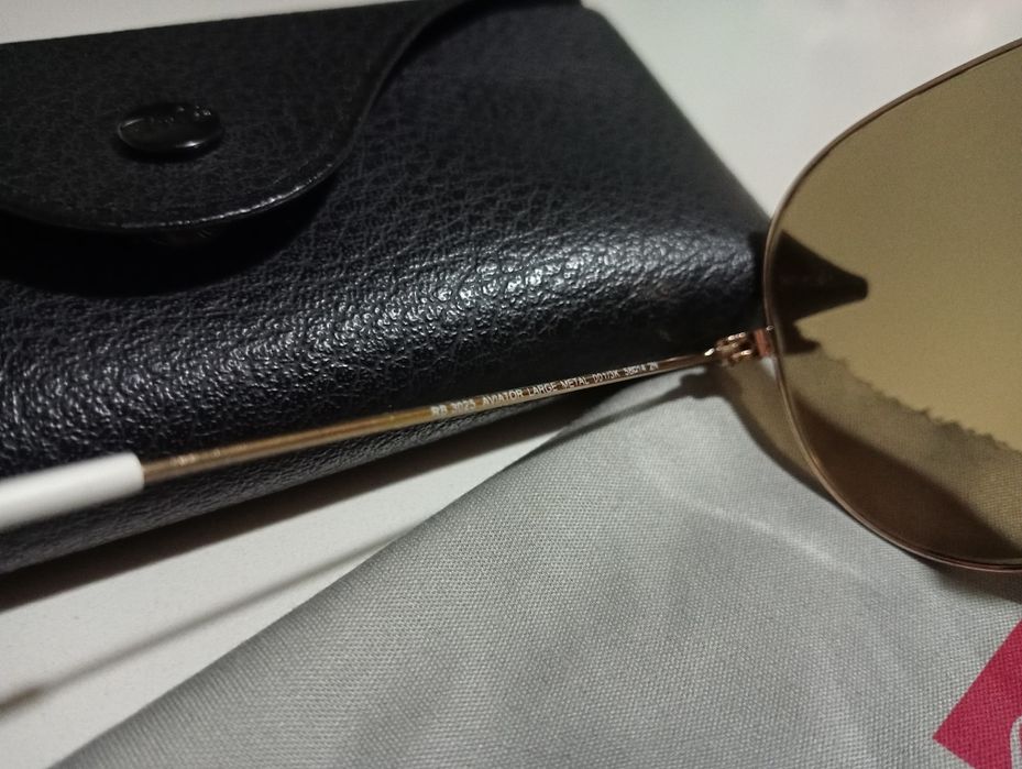 Óculos de sol aviador Ray Ban