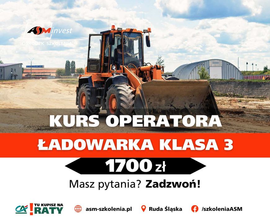 12.01.26 - Kurs Ładowarka jedn. do 20t klasa 3 ladowarki fadroma
