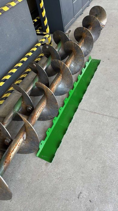 Шнек, витки шнека, спіраль шнека, сегменти шнека