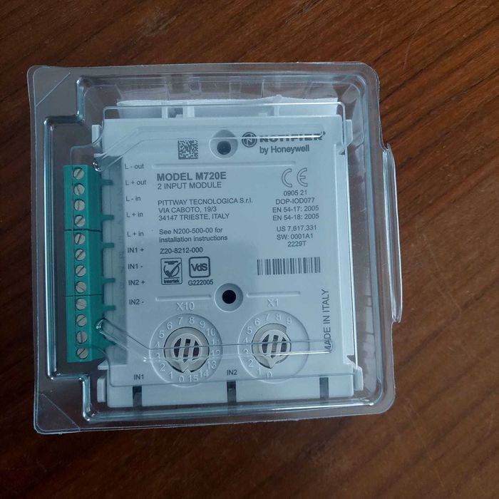 Notifier by Honeywell M720E Módulo com 2 entradas - NOVO