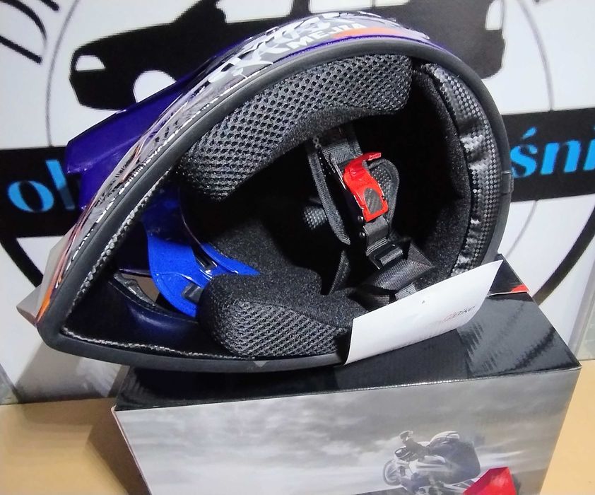 Zestaw CROSS quad hulajnoga Niebieski + rękawice i gogle