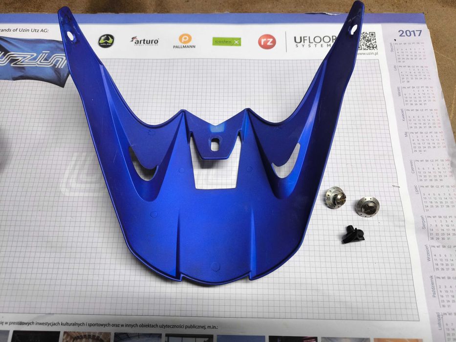 Daszek kasku enduro LS2 plus śrubki