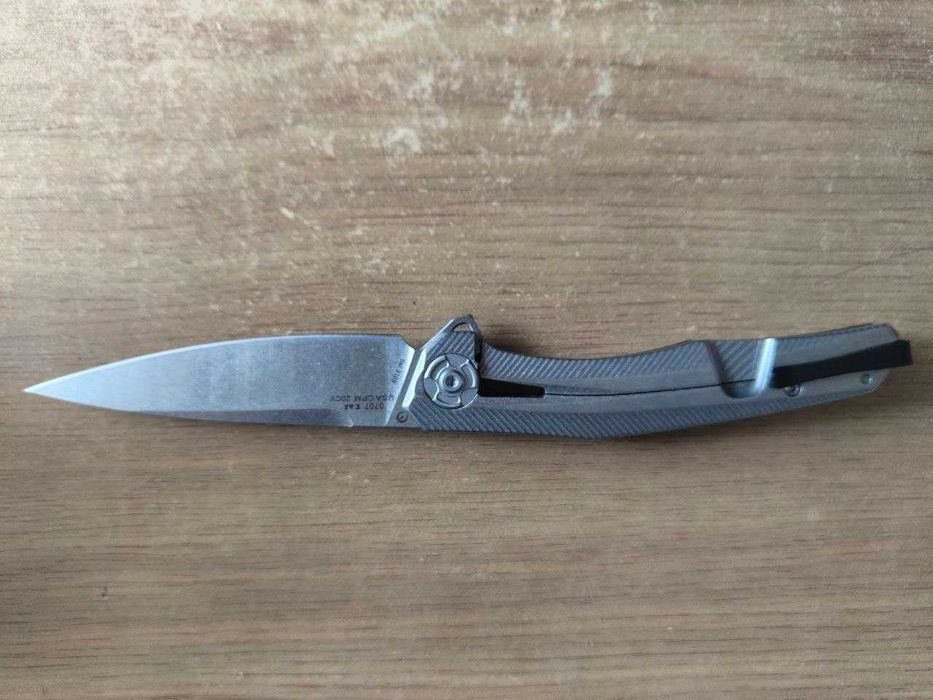 Брелок компактний EDC фліппер складень Zero Tolerance 0707 CF Carbon