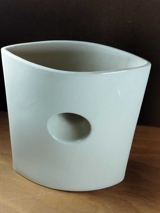 Vaso Moderno Branco Jaliang