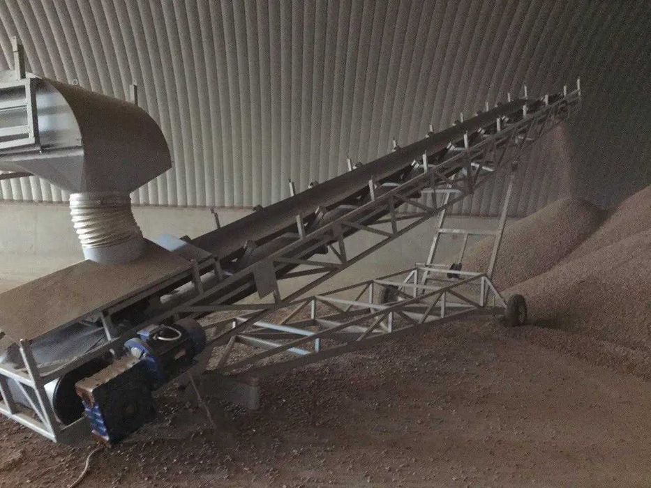 Конвейер, стрічковий, транспортер, ленточный, навантажувач, погрузчик