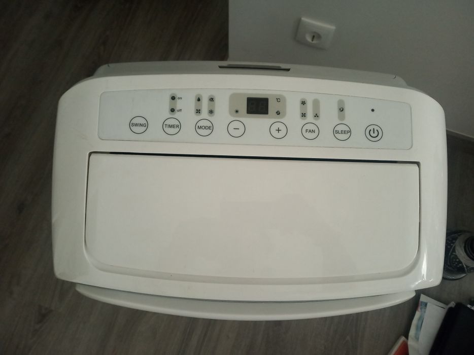 Ar condicionado portátil com função de desumidificador e ventilador da