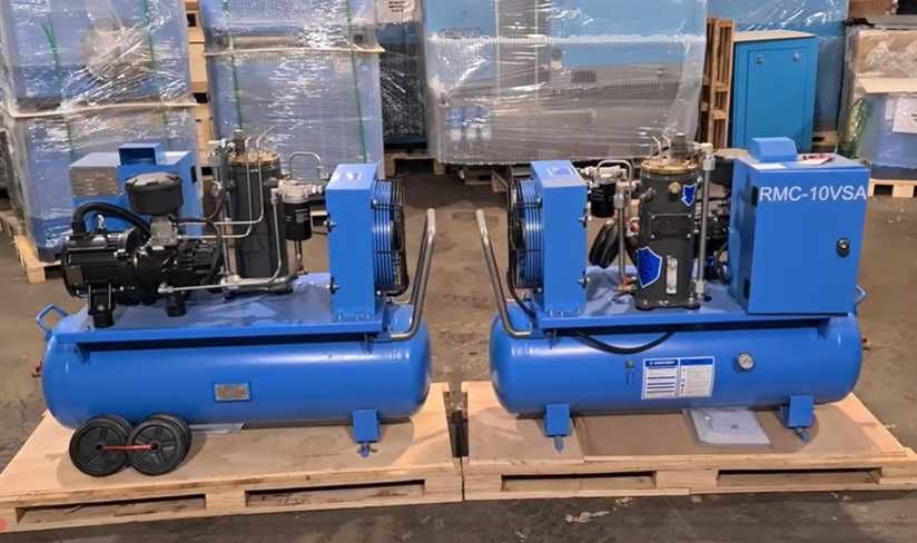 Гвинтовий компресор 5,5 - 7,5 кВт з частотним керуванням RMC-10VSA