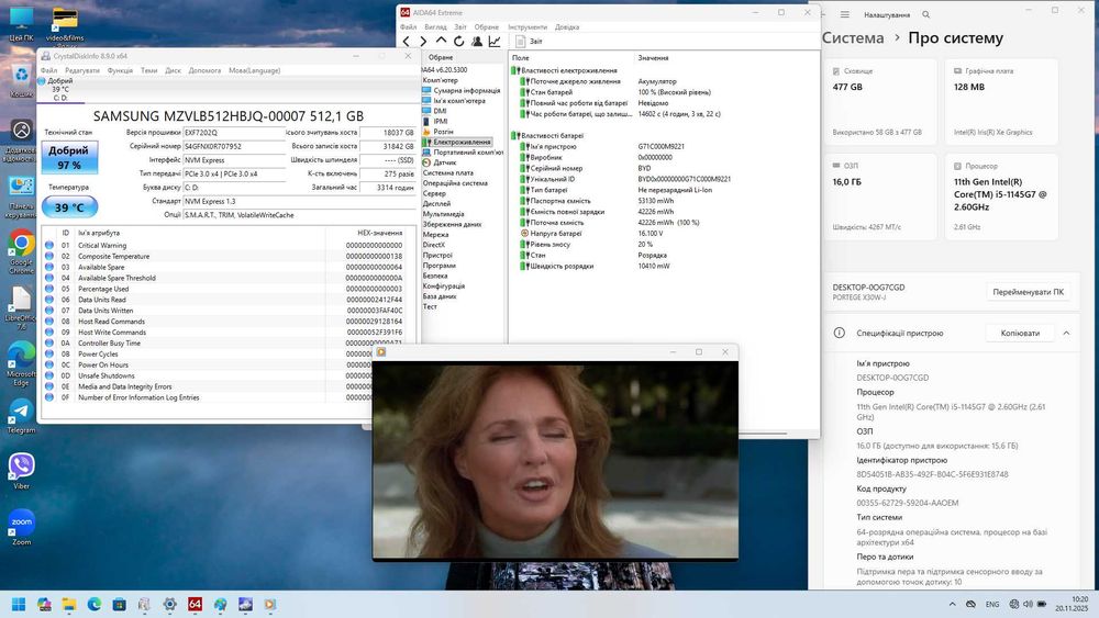 Ноутбук планшет Dynabook Portege X30W-J IPS i5-1145G7 16GB 512GB SSD