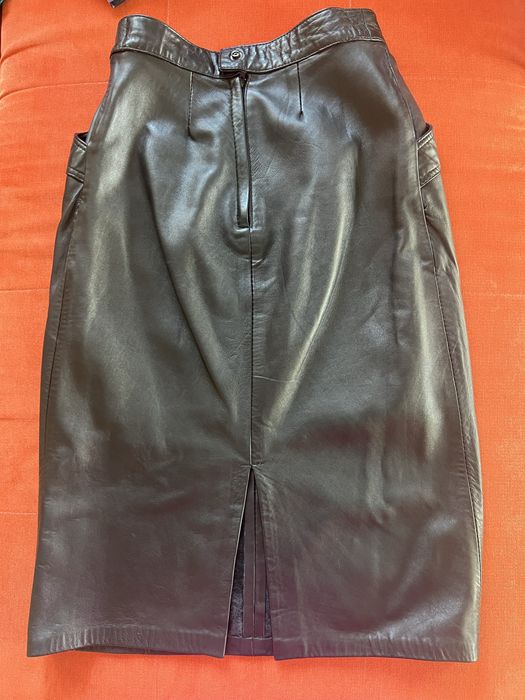 Skórzana spodnica