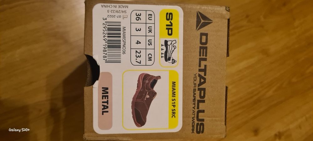 Calçado proteção Deltaplus T36