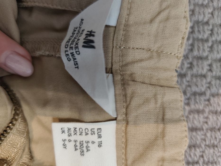 Spodnie chinos z diagonalu 116