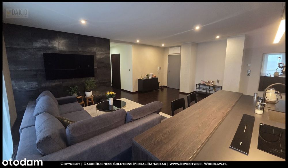 Wrocław-Krzyki-Apartament z tarasem, Salon 41m2, 2 miejsca parking.