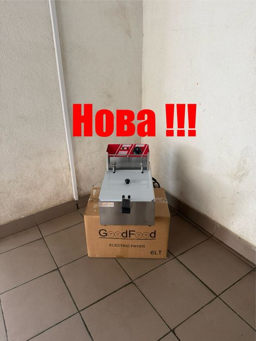 Фритюрниця Професійна Електрична На 6 Літрів Нова !!!