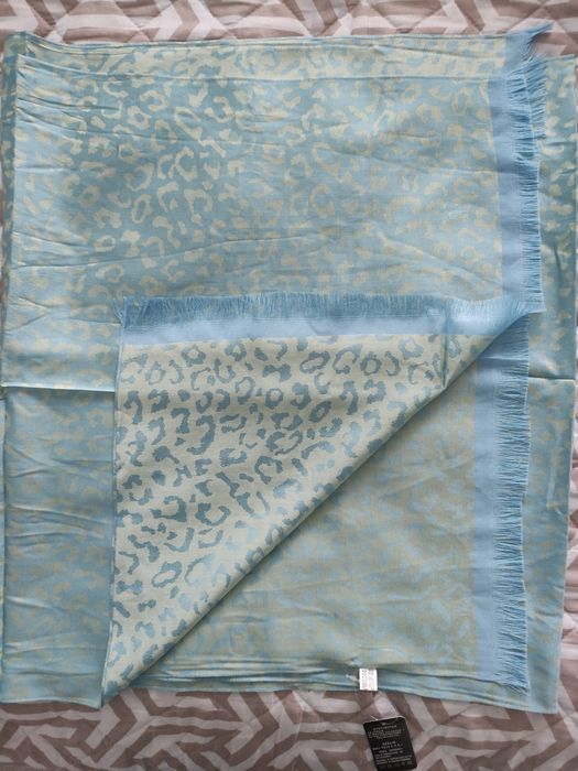 Szal elegancki w panterkę