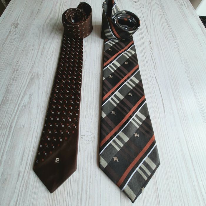Burberry , Pierre cardin, чоловіча краватка, галстук