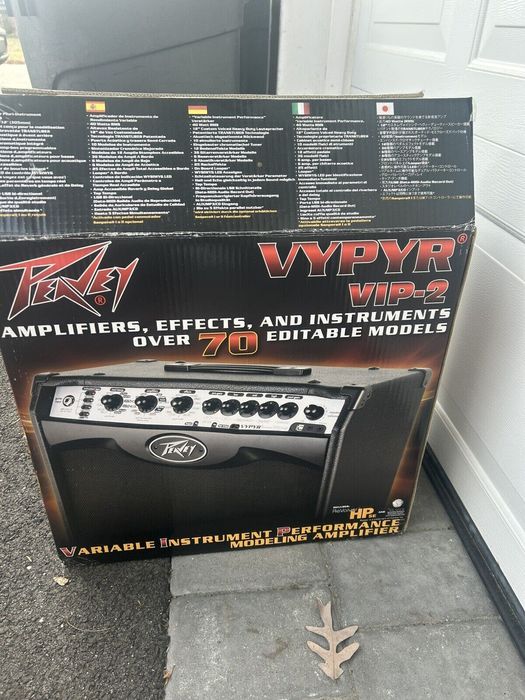 amplificador guitarra acústica ou elétrica peavey Vypyr VIP 2 + cabo