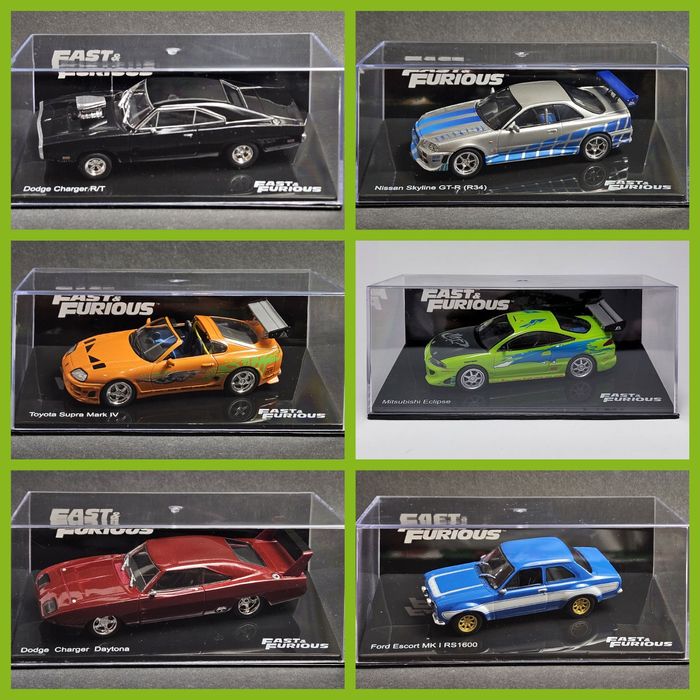 1/43 Форсаж - Fast & Furious - Altaya 1-48 випуски