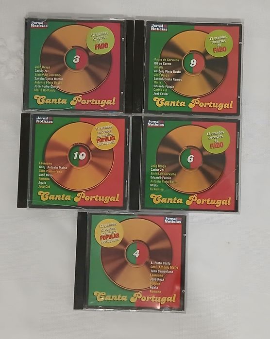 Lote CDS 12 Grandes Sucessos do Fado Canta Portugal