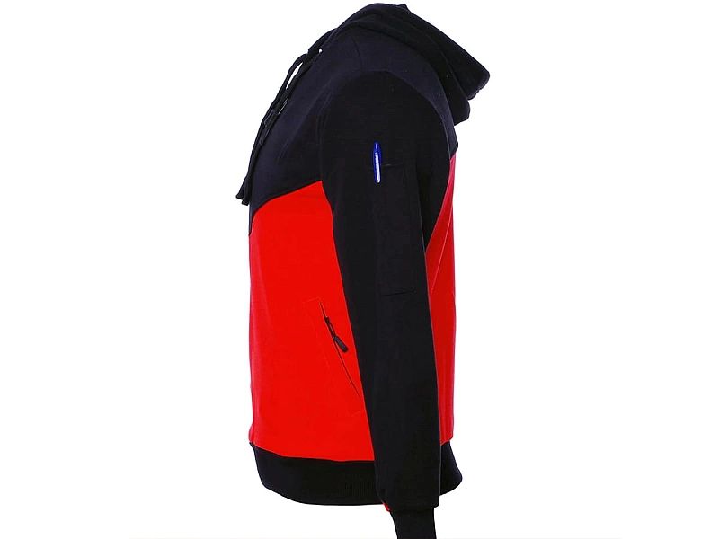 Bluza ratownicza FLUO męska rozpinana z kapturem North-Wind funkcyjna