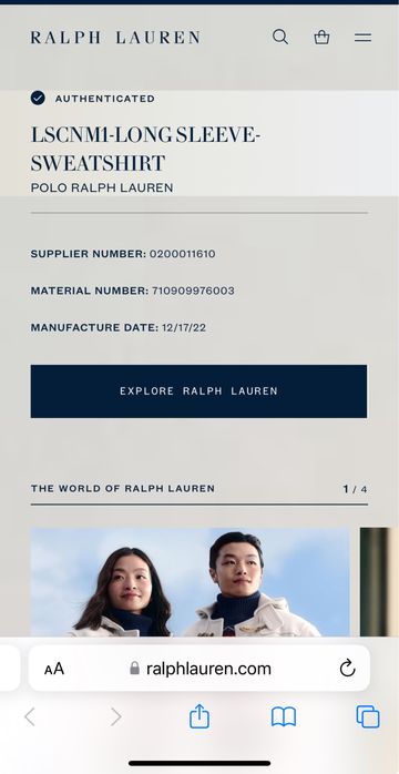 світшот Polo Ralph Lauren