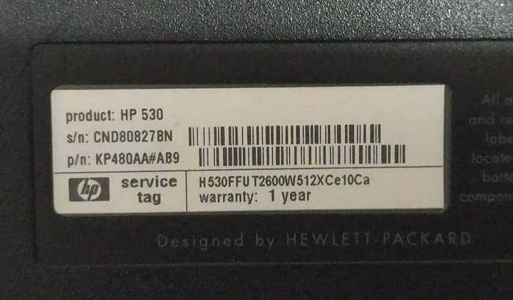 Portátil HP (ler descrição)