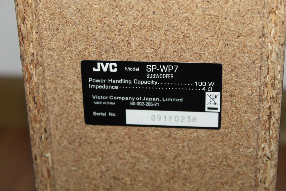JVC Subwoofer pasywny Wysyłka