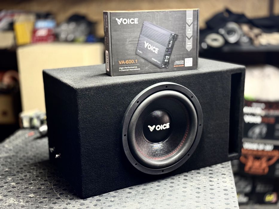 Сабвуфер Voice PX12 + Моноблок Voice VA 1.600