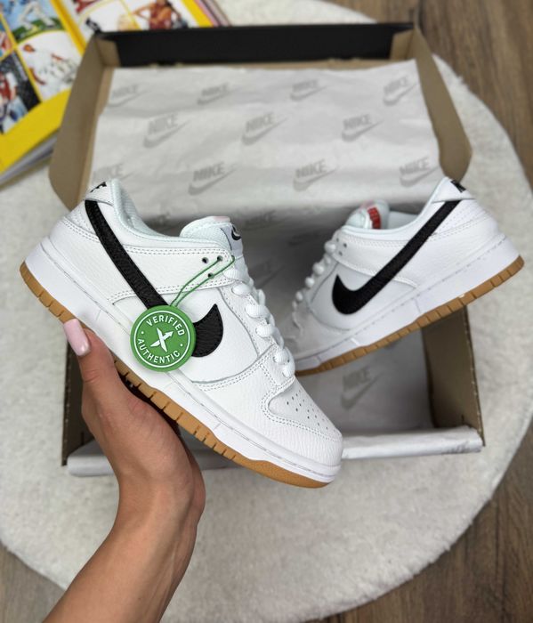 !РОЗПРОДАЖ! Nike SB Dunk White Black 36 37 38 39 40 41 найк сб данк