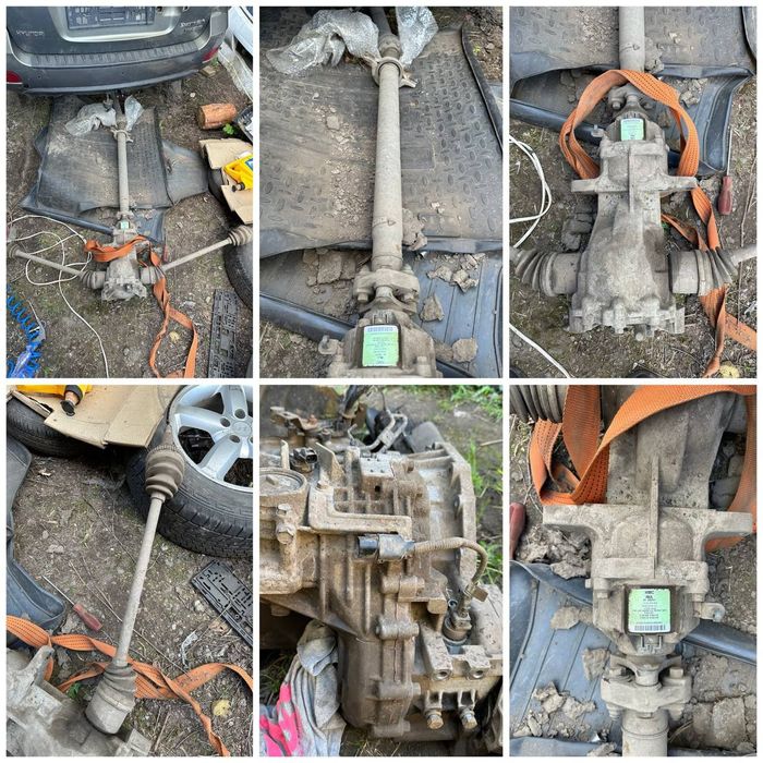 Трансмісія роздатка муфта міст редуктор кардан Santa fe 2 2006-12 d4eb