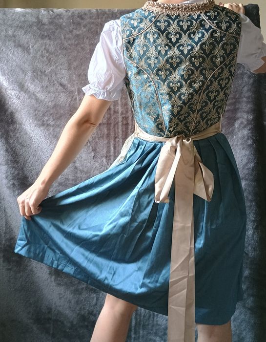 Tradycyjny kostium bawarski dla dorosłych Alpenmarchen