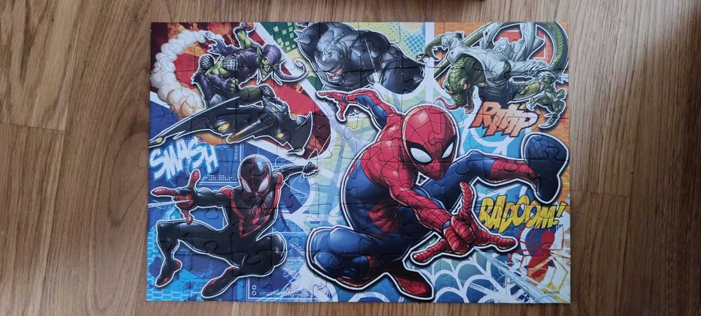 Puzzle 60 peças Spider Man Homem Aranha
