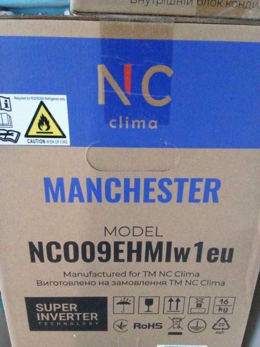 Кондиціонер nc clima 09 12 NCI09EHMIw1eu інвертор холод тепло -15