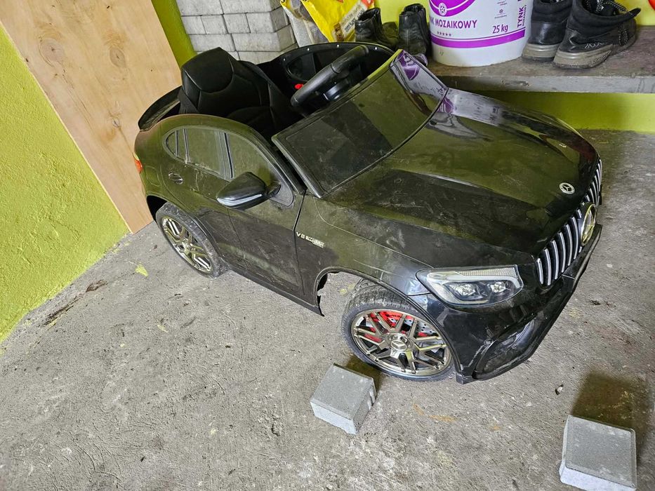 Auto na Akumulator Mercedes GLC 63S Czarny LEAN CARS Samochód na Pilot dla Dzieci Dziecka Zabawka Pojazd Idealny pod Prezent lepsze od Rower Hulajnoga