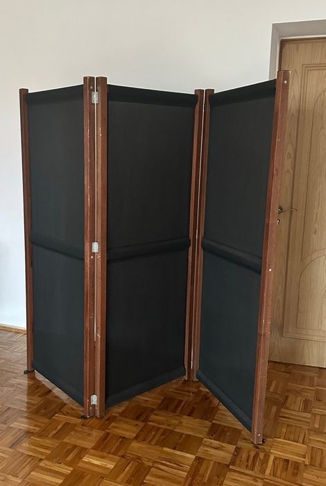 Stylowy Parawan Pokojowy / Ścianka Działowa – Drewno i Loftowy Design